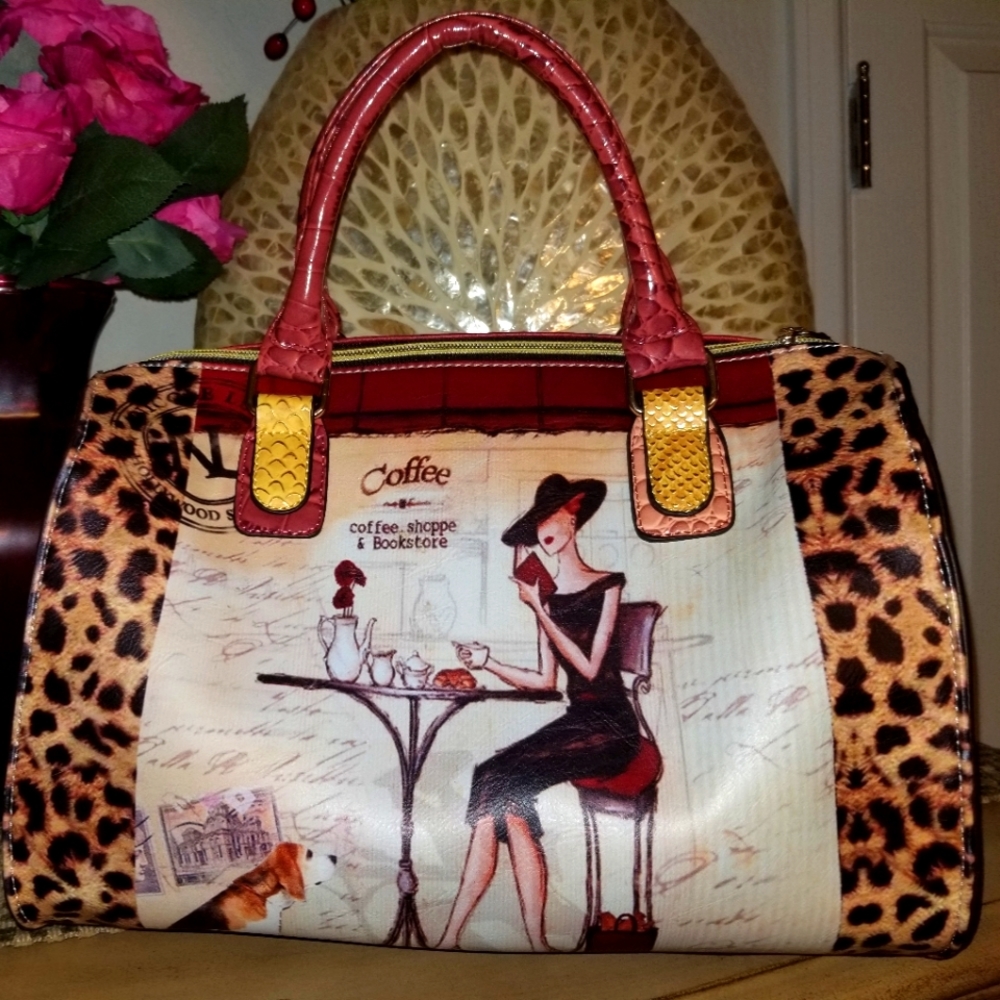 Nicole Lee - Paris / Leopard Handbags